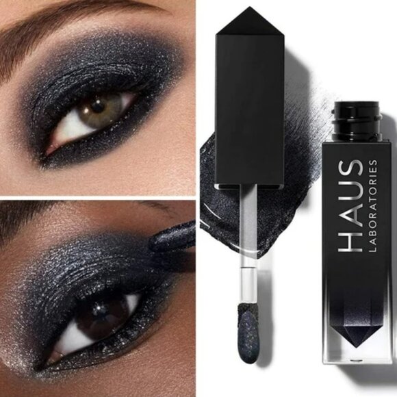 HAUS LABORATORIES Lady Gaga: GLAM ATTACK LIQUID EYESHADOW Chained Ballerina Gray - Picture 2 of 3